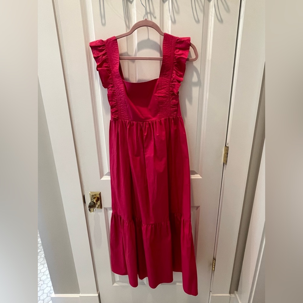 O.P.T Maxi open back dress.
